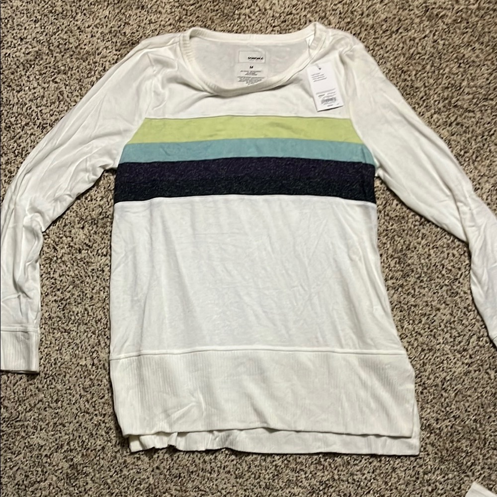Women's Striped Long Sleeve Top